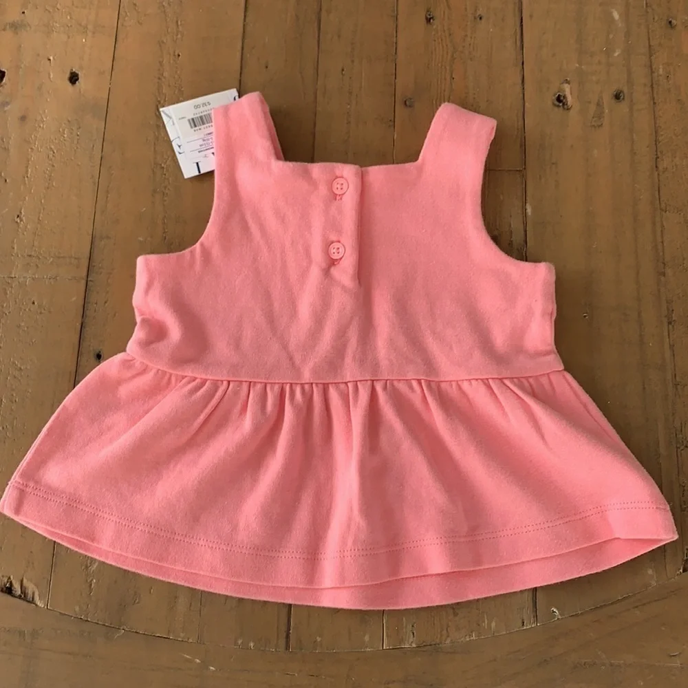 Janie and jack square neck peplum top